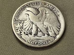 lot 45 image: 1923-S  WALKING LIBERTY HALF DOLLAR