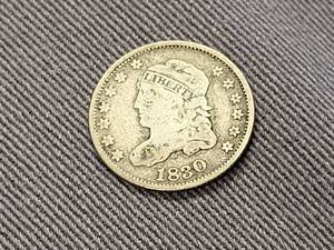 lot 58 image: 1830 US BUST SILVER HALF DIME