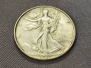 lot 79 image: 1937-D WALKING LIBERTY HALF DOLLAR