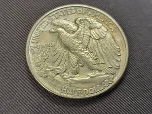 lot 109 image: 1943 WALKING LIBERTY HALF DOLLAR