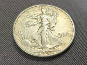 lot 111 image: 1943-S WALKING LIBERTY HALF DOLLAR