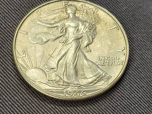 lot 126 image: 1946-D WALKING LIBERTY HALF DOLLAR