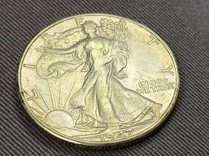 lot 129 image: 1947-D WALKING LIBERTY HALF DOLLAR