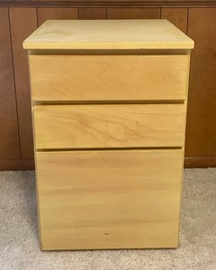 Vintage 3 Drawer Side Table