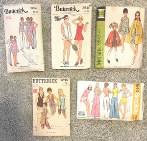 Vintage Simplicity, Butterick and Vogue Patterns