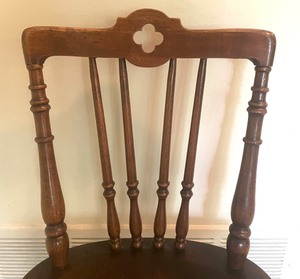 Petite Vintage Wooden Chair