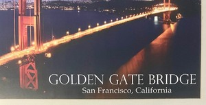Golden Gate Bridge San Fransisco, California Framed Print