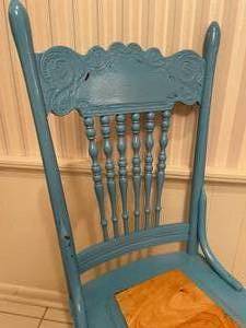 Vintage Wooden Spindle Chair