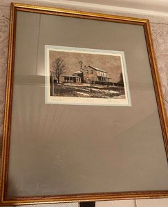 John Mosiman Winter of 76  Framed Print