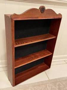 Vintage Decorative Wall Mounted Three Shelf Display