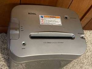 Royal Paper Shredder  Pencil Sharpener