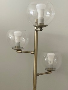 Pottery Barn Three Globe Decorative Floor Lamp