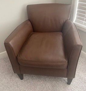 Faux Leather Chair