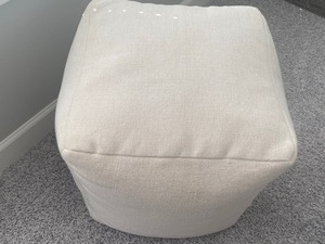 Upholstered Square Ottoman Cube