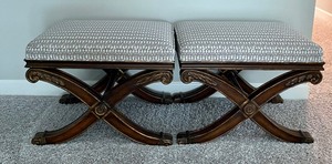 Pair of Beautiful Decorative and Stylish Benches from Gabberts