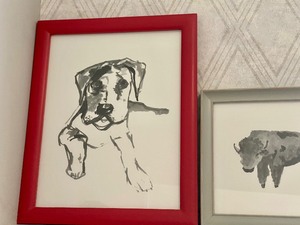 Two Pottery Barn Kids Fun Framed Prints