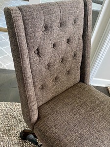 Ashley Furniture Upholstered Office Chair in Gray