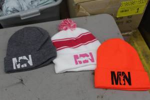 Lot of (3) MN DeerFish Winter Hat