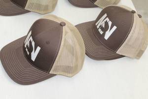 Lot of (4) Richardson MN Fish Adjustable Sportsman Cap