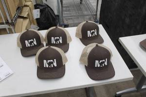 Lot of (5) Richardson MN Fish Adjustable Sportsman Cap