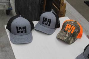 Lot of (3) Richardson WI DeerFish Adjustable Sportsman Cap