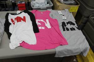 Lot of (4) Size XL Womens MN BirdFish Sports Apparel - Tank Top (x3), Long Sleeve T-shirt