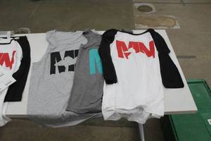 Lot of (3) Size Medium MN BirdFish Sports Apparel - Tank Top, Short Sleeve T-shirt (x2)
