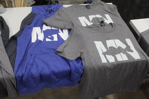 Lot of (3) Size Small MN Fish Sports Apparel - Short Sleeve T-shirt (x2), Hooded Sweatshirt