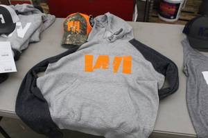 Lot of (3) WI Deer Sports Apparel - Large Hooded Sweatshirt, Sportsman Caps (x2)