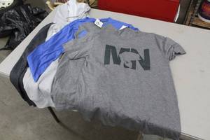 Lot of (3) Size Medium MN Fish Sports Apparel - Short Sleeve T-shirt, Long Sleeve T-shirt, Hooded Sweatshirt