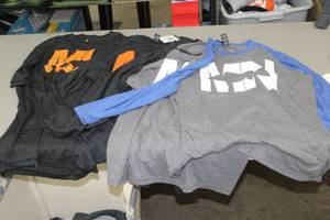Lot of (4) MN FishDeerBird Sports Apparel - Long Sleeve T-Shirt (x3), Short Sleeve T-shirt (x1)