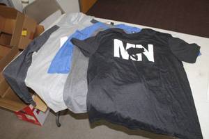 Lot of (3) MN Fish Sports Apparel - Short Sleeve T-shirt, Long Sleeve T-shirt, Hooded Sweatshirt