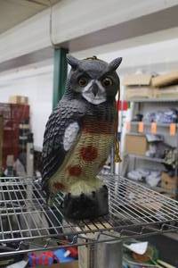lot 762 image: 16 Owl Plastic Yard Dcor