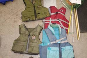 lot 792 image: Lot of (4) Size Adult Life Preservers