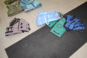 lot 791 image: Lot of (4) Life Preservers