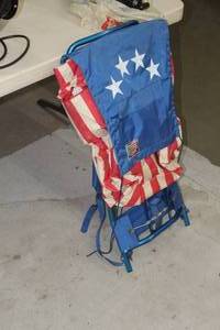 lot 790 image: American Flag Ruck Sack