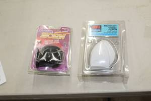 lot 783 image: Lot of (2) Electric Horns (in original packaging) - Blazer Low Tone Horn, AFI MiniBlast