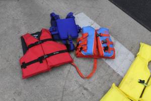 lot 794 image: Lot of (3) Size Infant Life Preservers