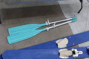 lot 801 image: Lot of (2) 51 Rafting Oars