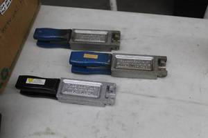lot 837 image: Lot of (3) Jigs - Roundhead Jig JNR-7-48, Tube Skirt Jig Tube-M, Roundhead Jig JR-8-48