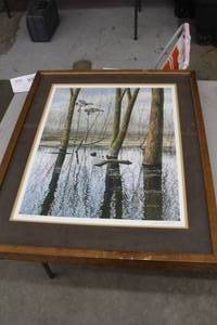 lot 882 image: Ducks by Paul Scholer circa 1980 #488580 Signed&Numbered Print