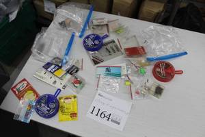 lot 1164 image: Lot of (3 Bags) Weights, Hooks, Jigs