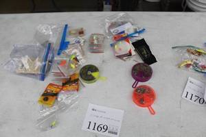 lot 1169 image: Lot of (3 Bags) Weights, Hooks