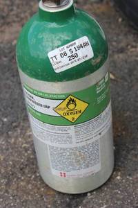 Aluminum Oxygen 2 Cylinder  Tank
