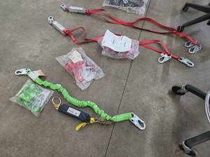 lot 60 image: Lot of (7) Shock Absorbing Lanyard