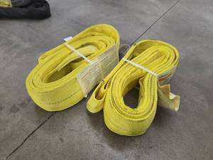 lot 70 image: Lot of (2) Sharrow Lifting Products Polyester Lifting Strap