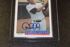 lot 2 image: 1993-94 Fleer Excel Derek Jeter In Person Autograph JSA COA #EE84950