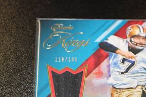 lot 88 image: 2019 Donruss Canton Kings Jersey Relic Morten Andersen 110199  Only 199 Exist