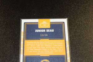 lot 114 image: 2016 Donruss Optic Jersey Relic Junior Seau #15 1850  Only 50 Exist