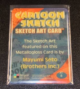 lot 119 image: 2010 Mayumi Seto Cartoon Sketch Art Card Casper The Friendly Ghost